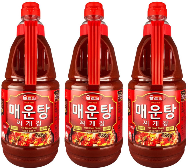 움트리 매운탕 찌개장, 1.95kg, 3개