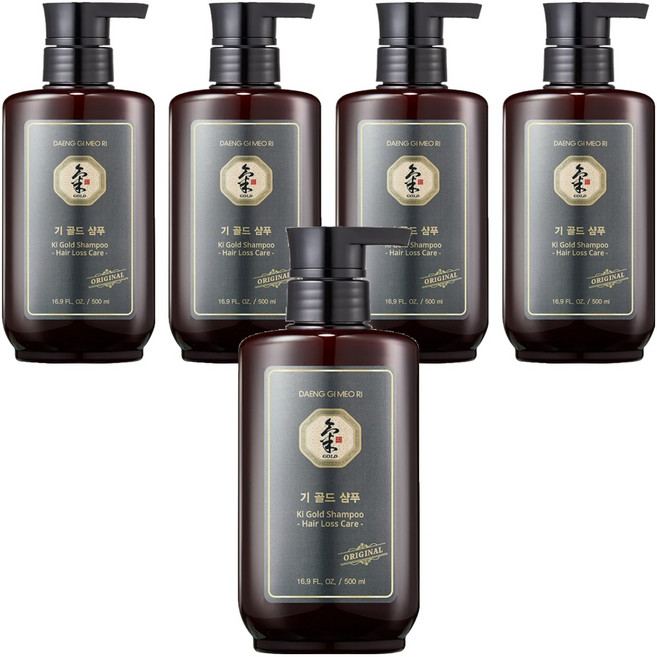 10위 - 댕기머리 오리지널 기골드 샴푸, 500ml, 5개