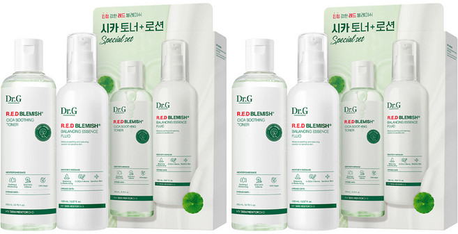 닥터지 레드 블레미쉬 시카 토너 200ml + 로션 150ml 2종 세트, 2세트