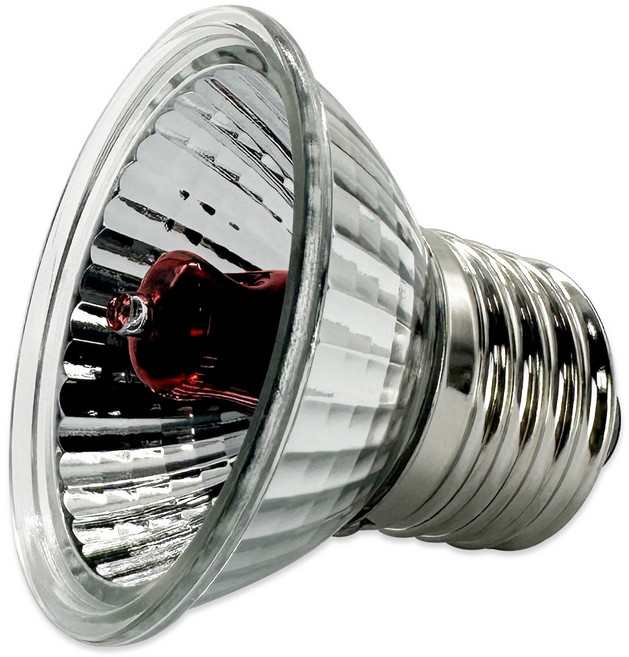 노모이펫 파충류 적외선 할로겐 히팅램프 3.0 25W ND-29, 1개, 레드