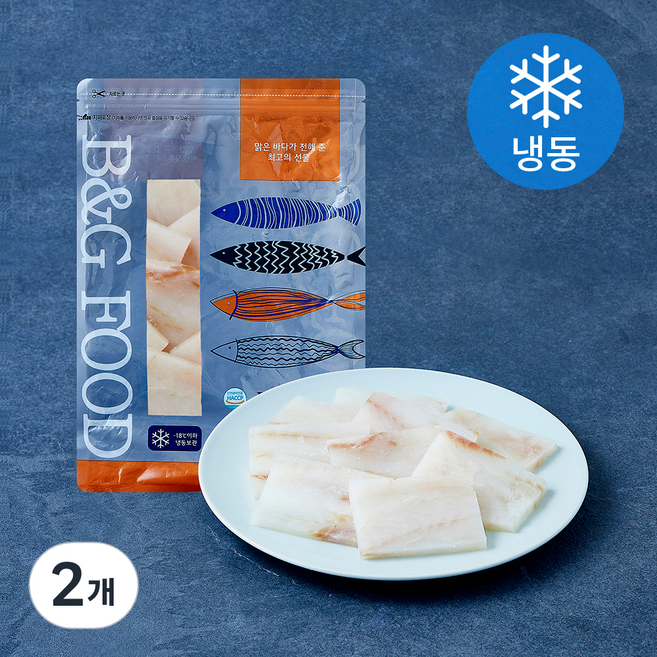 생선파는언니 네모동태살 전 & 까스용 (냉동), 2개, 1kg