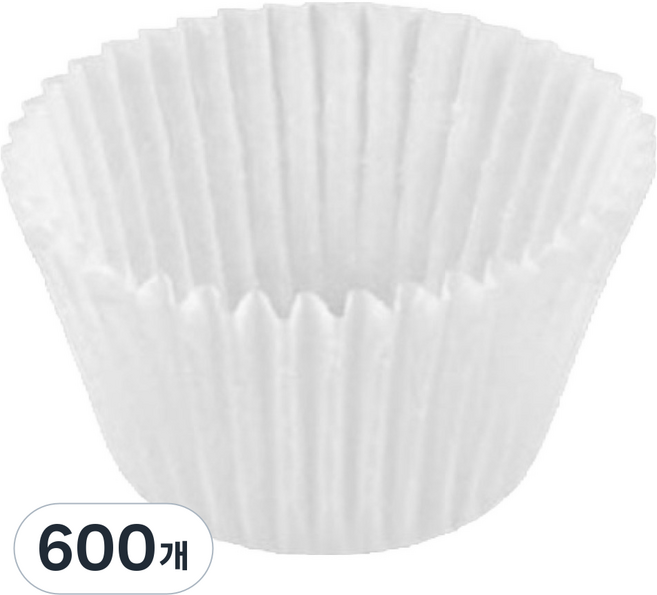 DesignPackage 烘焙紙杯 白色 55mm, 600個
