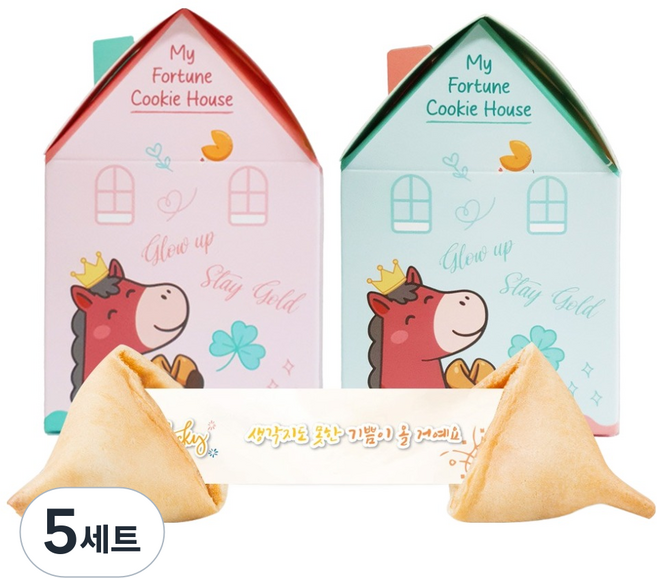FortuneCookie 마이포춘쿠키하우스 10 5g x 2종 세트, 5세트