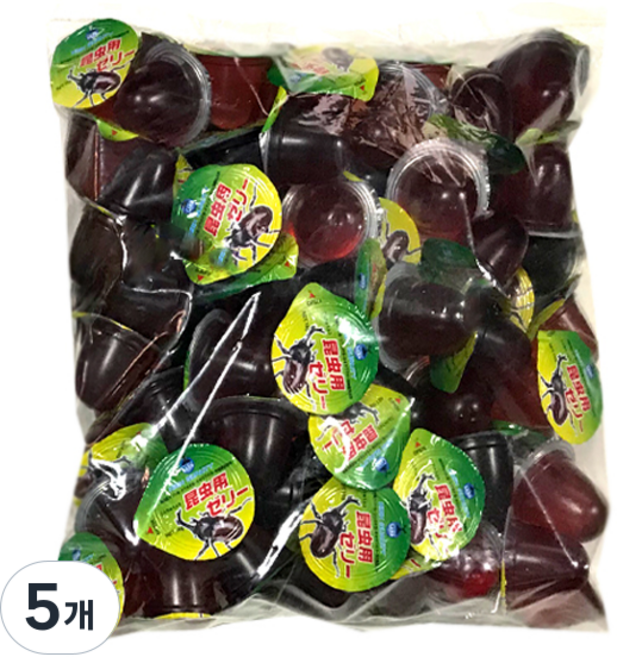 마루칸 F-70 사무라이 곤충젤리 100p, 혼합 색상, 5개