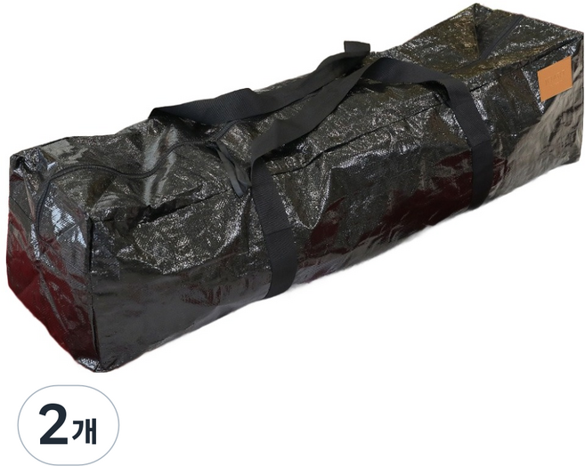 조아트 크리스마스 트리 보관백 스트랩 2p 이너백 대 소 110 x 30 x 27.5 cm, 그로스블랙, 110 x 30 x 27.5cm, 2개