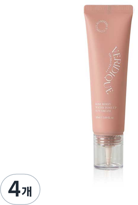 d'Alba Veridique 玫瑰莓果潤色防曬霜 SPF50+ PA+++, 50ml, 4個