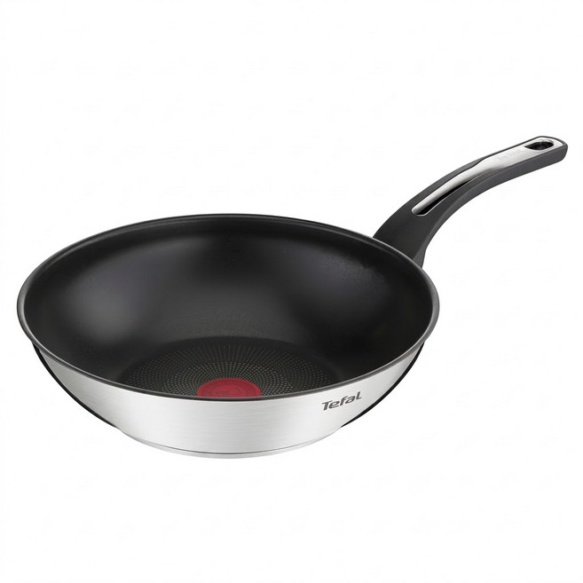 Tefal 特福 精靈系列 不鏽鋼複合不沾小炒鍋, 28cm, 1個