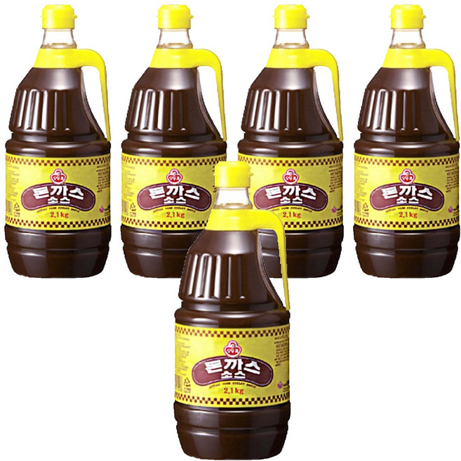 오뚜기 돈까스소스, 2.1kg, 5개