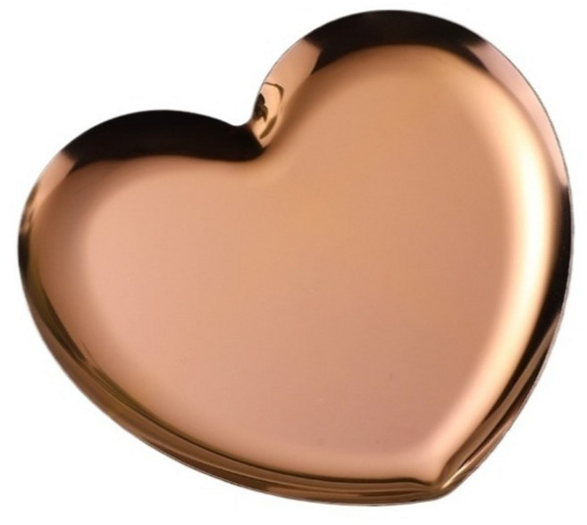 콤튼 스틸 액세서리 보관함 인테리어 트레이, 로즈골드