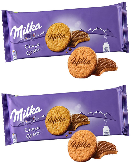 밀카 초코 그레인, 168g, 2개