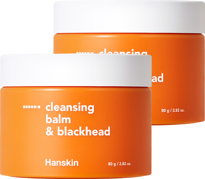 Hanskin AHA 黑頭清潔卸妝膏 80g 溫和清潔肌膚 一步多效清潔, 2罐