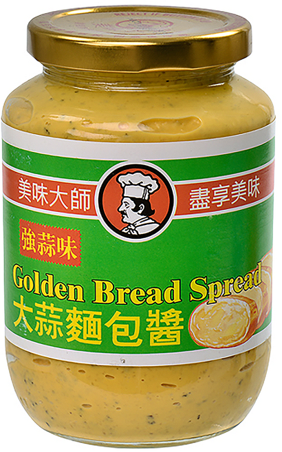CHEF'S CHOICE 美味大師 大蒜麵包醬 強蒜味, 470g, 1罐