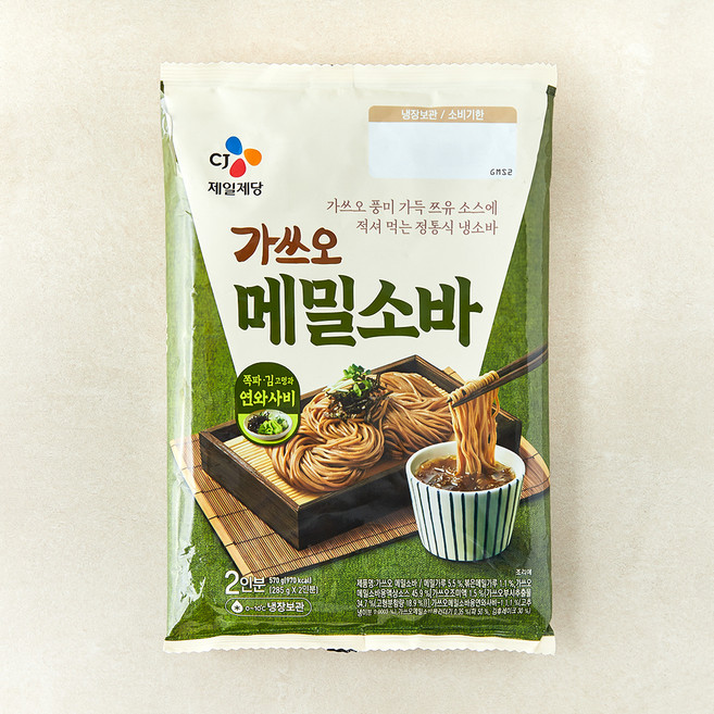 CJ제일제당 가쓰오 메밀소바, 570g, 1개