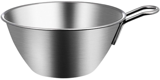 日本 SP SAUCE 不銹鋼附手柄調理碗 S-4690 18.5 x 15 x 7.6cm 600ml 144g, 調理碗, 1個
