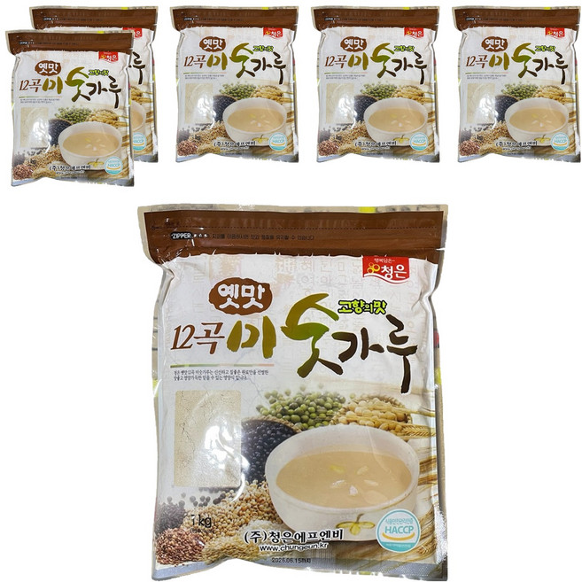 청은에프엔비 옛맛 12곡 미숫가루, 6개, 1kg