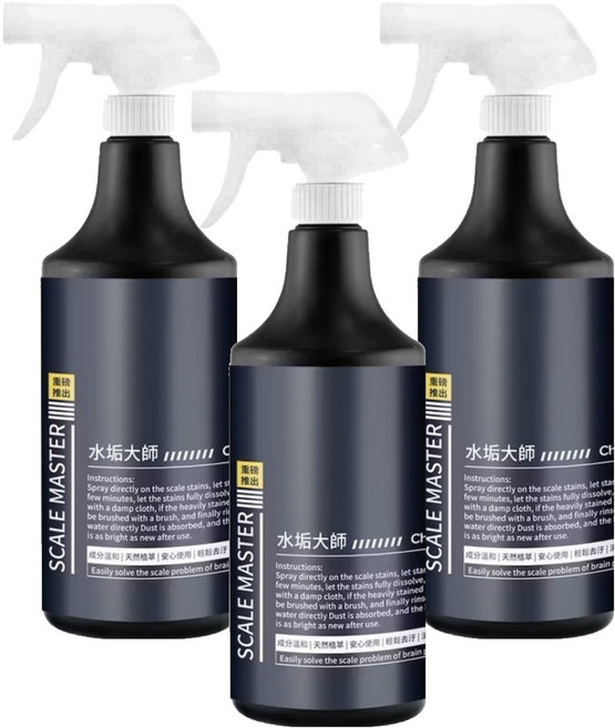 Chuli 初梨 水垢大師 500ml 有效去除水垢、果香清新, 3瓶