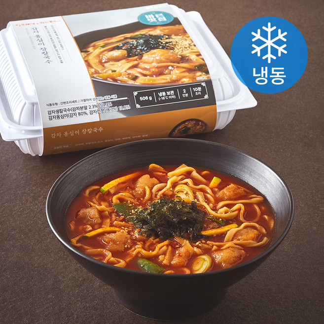 바른식 감자 옹심이 장칼국수 2인분 (냉동), 506g, 1개