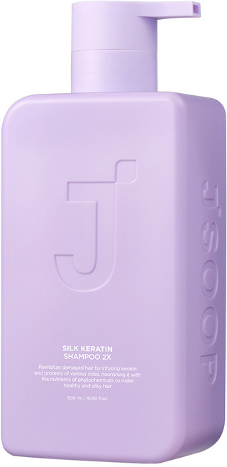 J'SOOP 蠶絲角蛋白洗髮精 2X, 1個, 500ml