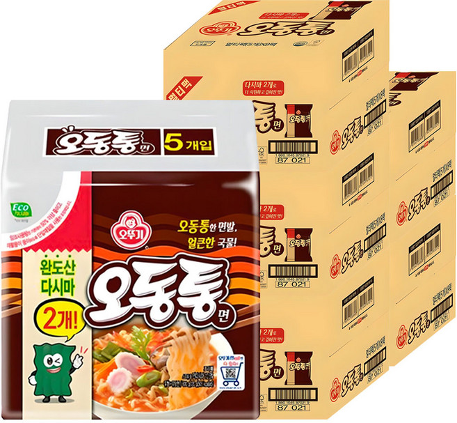 오뚜기 오동통면 120g, 200개