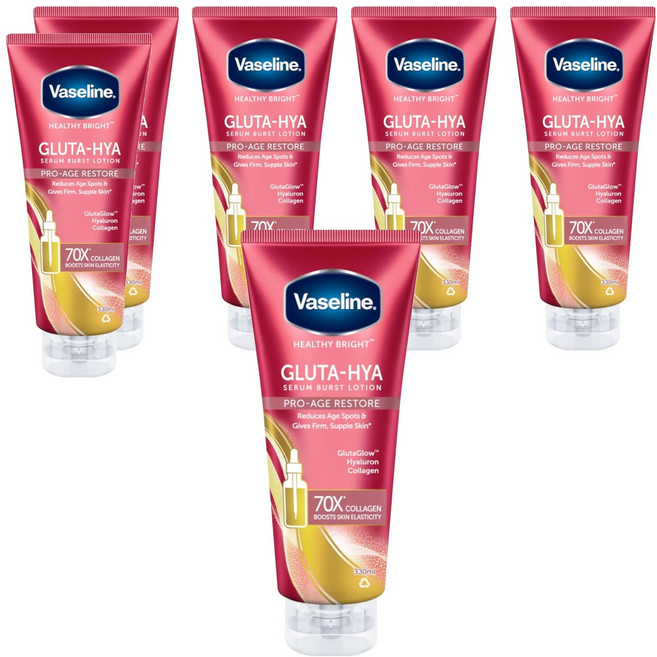 Vaseline 凡士林 水光膠原精華凝乳, 330ml, 6件