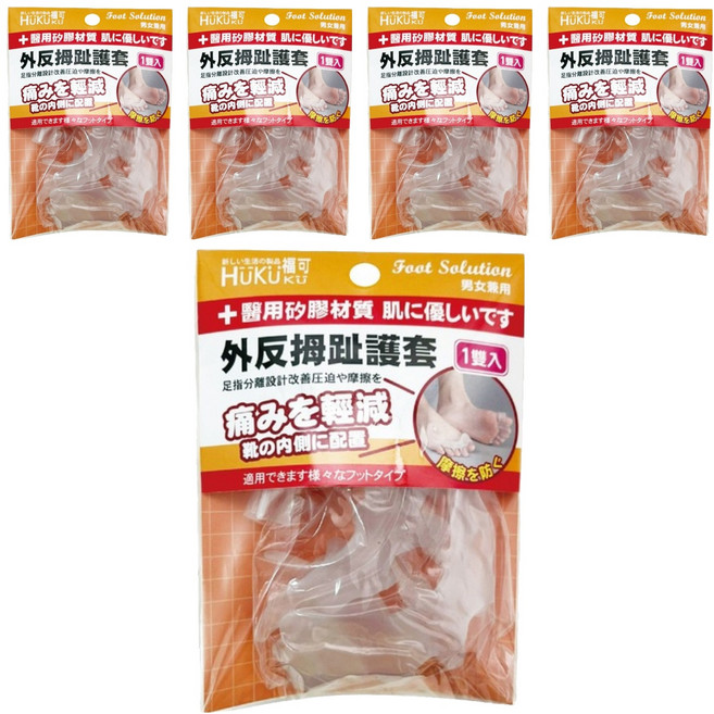 HUKUKU 福可 外反拇趾護套, 5個
