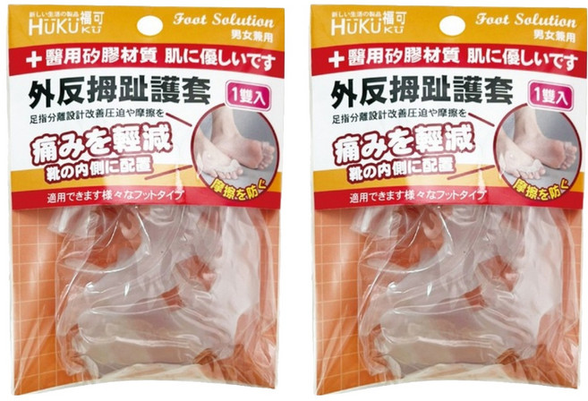 HUKUKU 福可 外反拇趾護套, 2個