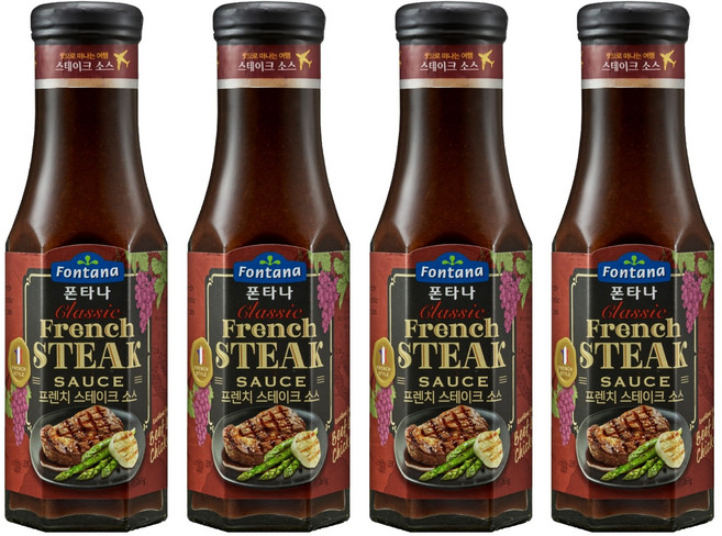 폰타나 프렌치 스테이크 소스, 265g, 4개