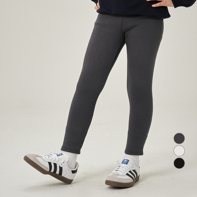 베이스알파에센셜 아동용 베이직 기모 레깅스
