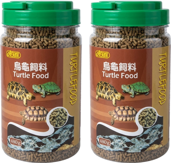 ISTA 伊士達 烏龜飼料, 480g, 2罐