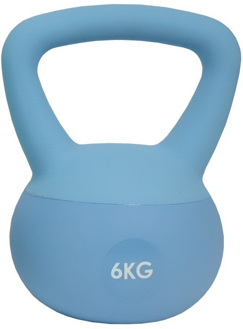 FOSO 壺鈴 小啞鈴, 藍色, 6kg, 1個