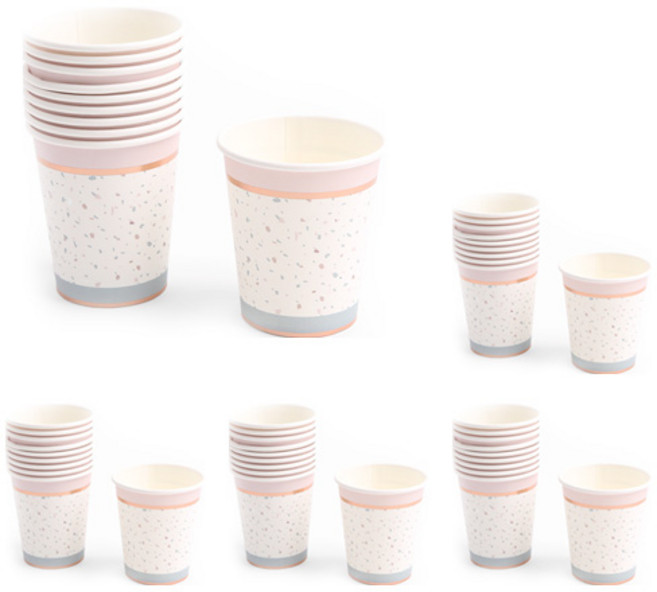 파티해 감성 파티컵 스노우핑크, 10개입, 5개