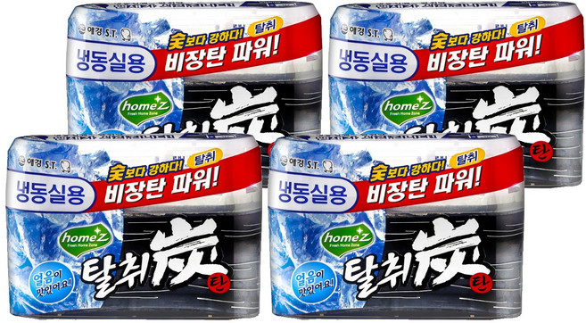 홈즈 탈취탄 본품 냉동실용, 70g, 4개
