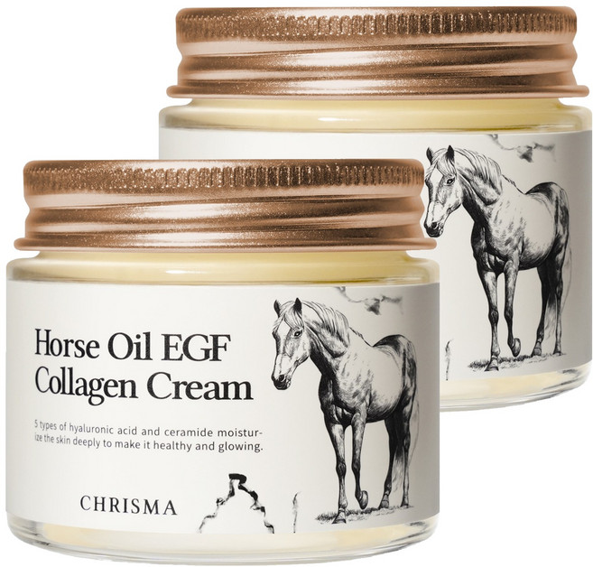 크리스마 더마랩 마유 이지에프 콜라겐 크림, 70g, 2개