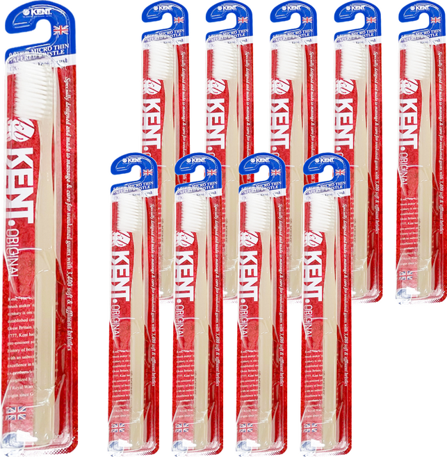 켄트 오리지널 초극세모 칫솔, 1개입, 10개