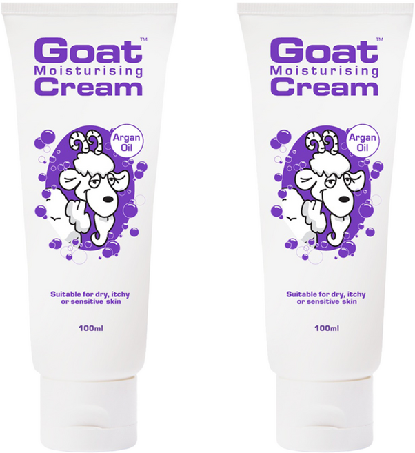 澳洲 Goat 台灣公司貨 山羊乳保濕護手霜 摩洛哥堅果油, 100ml, 2條