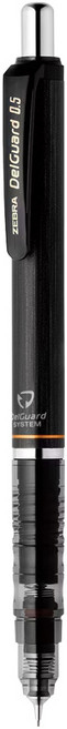 ZEBRA 斑馬牌 DelGuard 不易斷芯自動鉛筆 PMA85 黑, 0.5mm, 1支