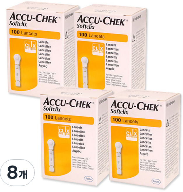 아큐첵 소프트클릭스 란셋, 8개, 100개입