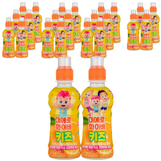 미에로화이바 키즈, 235ml, 24개