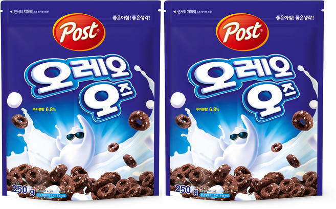 오레오오즈 시리얼, 250g, 2개