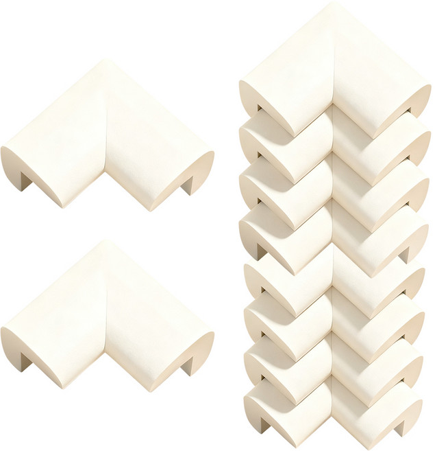 코멧 모서리 보호대, 크림색, 10개