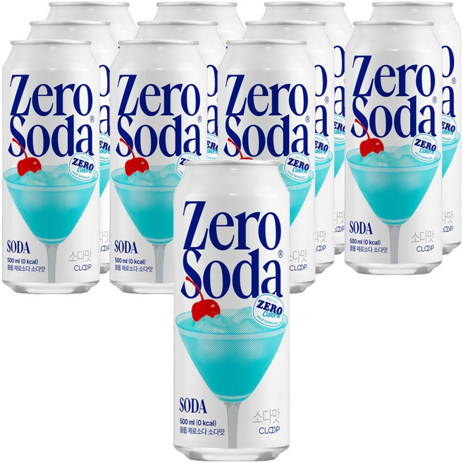 클룹 제로소다 소다맛, 500ml, 12개