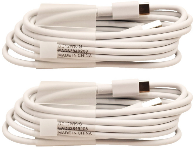 快充充電線 USB-Type-C, 2m, 2條