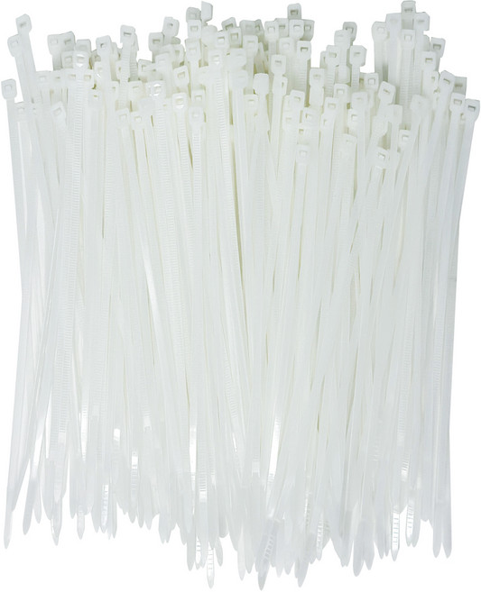 코멧 홈 고강도 PA66 케이블타이 대 0.5x20cm 200개, 화이트, 5세트