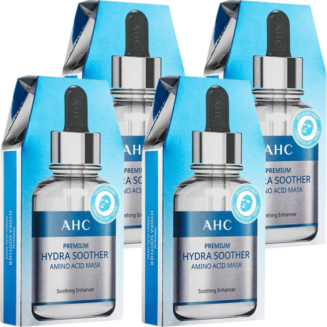 AHC 玻尿酸氨基酸保濕面膜, 5片, 4盒