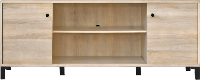 HOPMA 合馬家具 工業風二門電視櫃 收納櫃 台灣製造 F-IN121PMS-R1, 淺橡木（漂流木）