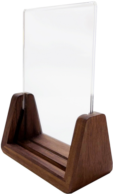 木製良品 U型實木相框, 胡桃木色, 1個