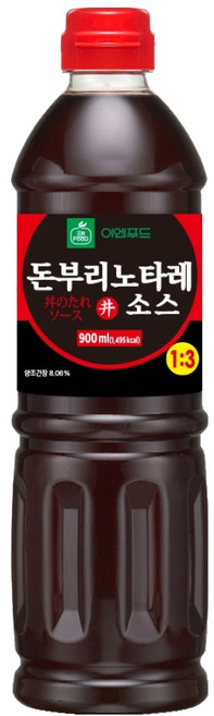 이엔푸드 돈부리노타레 소스, 900ml, 1개