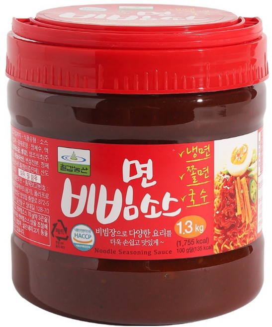 칠갑농산 면 비빔소스, 1.3kg, 1개
