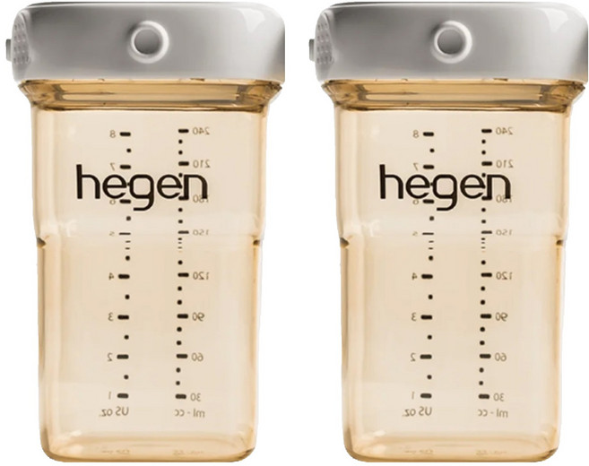 hegen 金色奇蹟PPSU多功能萬用瓶, 240ml, 金色, 2個
