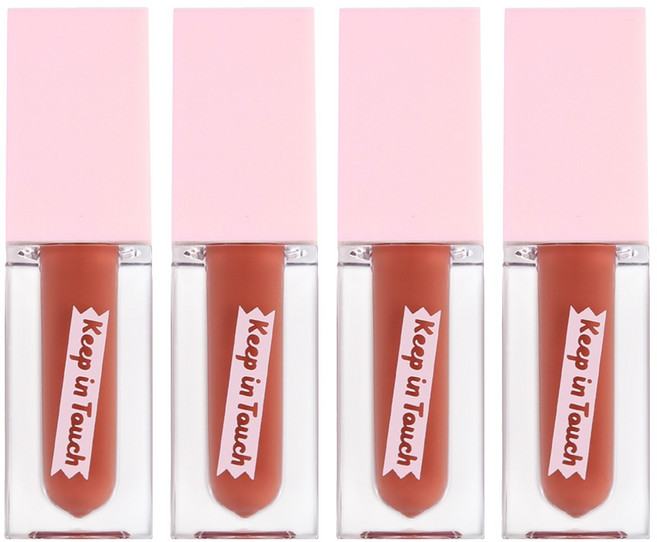 [비건뷰티] 키핀터치 젤리 립 플럼퍼 틴트, 에스프레소 마티니, 4개